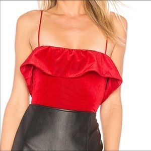 NBD from Revolve | Arielle scarlet bodysuit